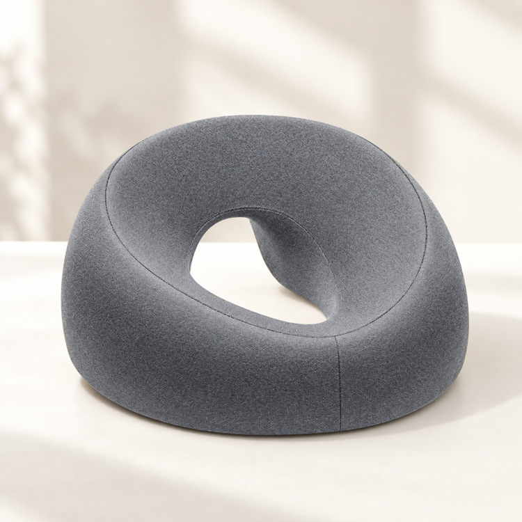 CloudFace Memory Pillow, grey