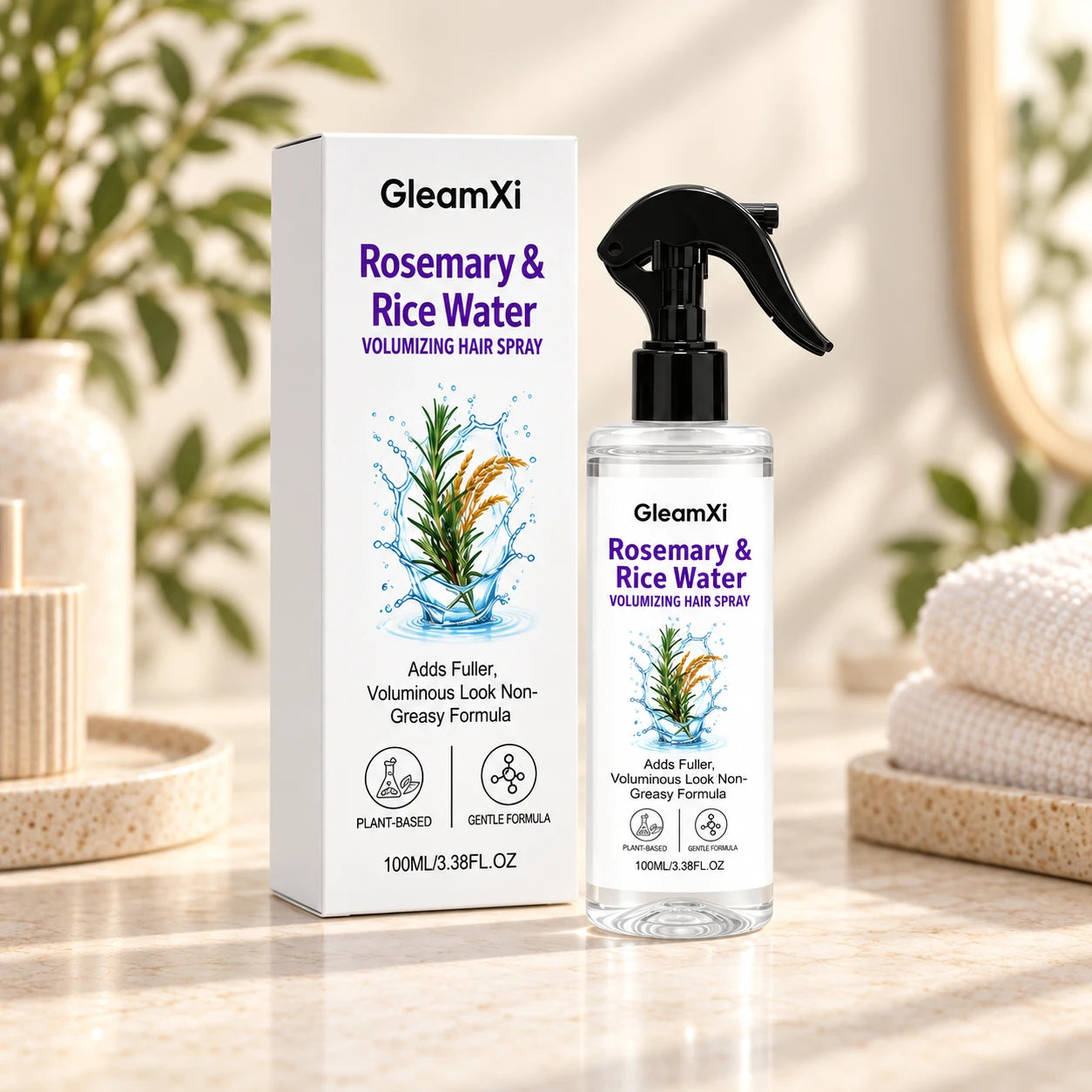 LumaRoot Rosemary + Rice Mist